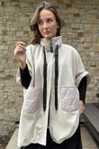 Soft Tech Jersey Puff Jacket Stone